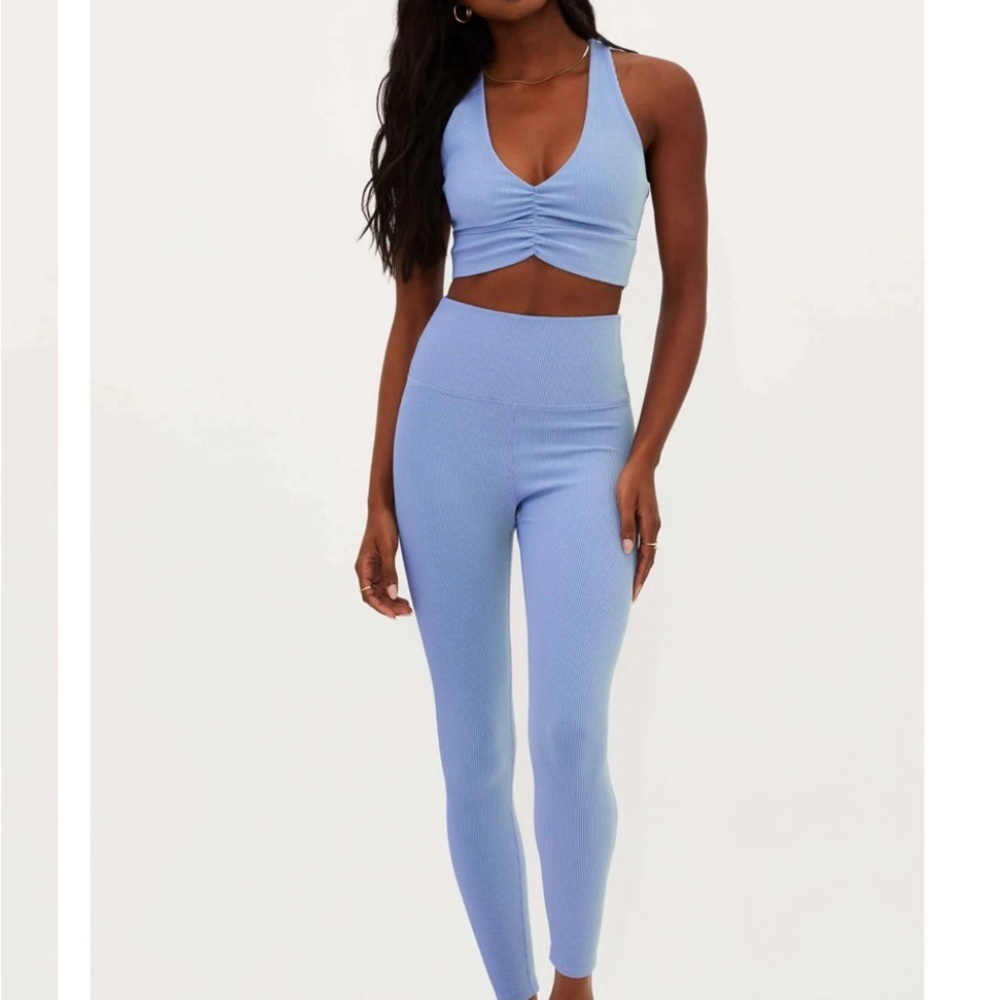Beach Riot Blue Seamless Activewear Set
